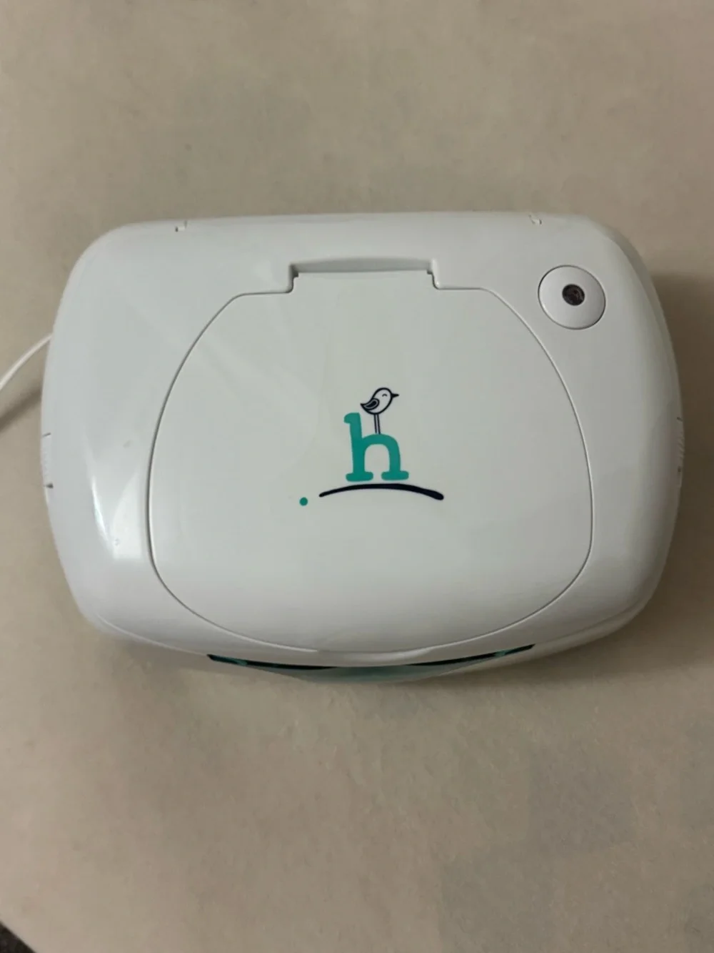 hiccapop | Baby Wipes Warmer White Aqua